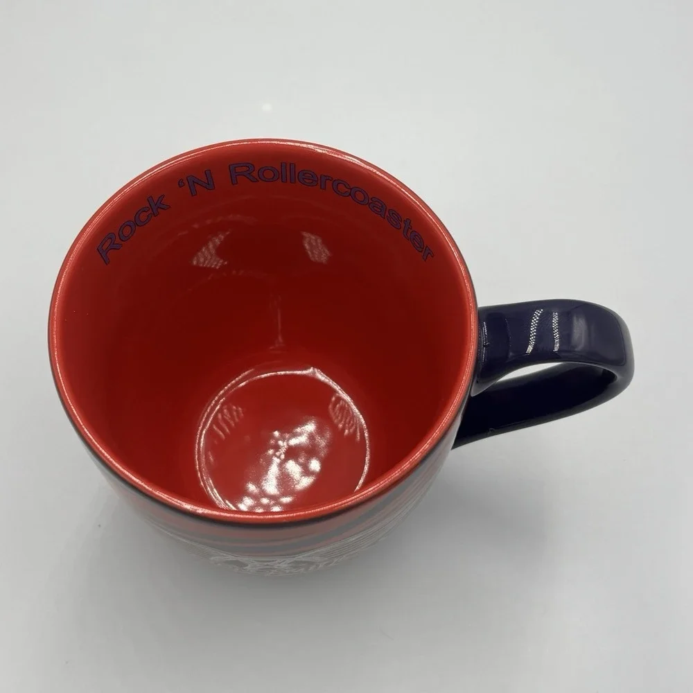 DISNEY'S ROCK 'N ROLLERCOASTER AEROSMITH GUITAR WINGS‎ COFFEE MUG.